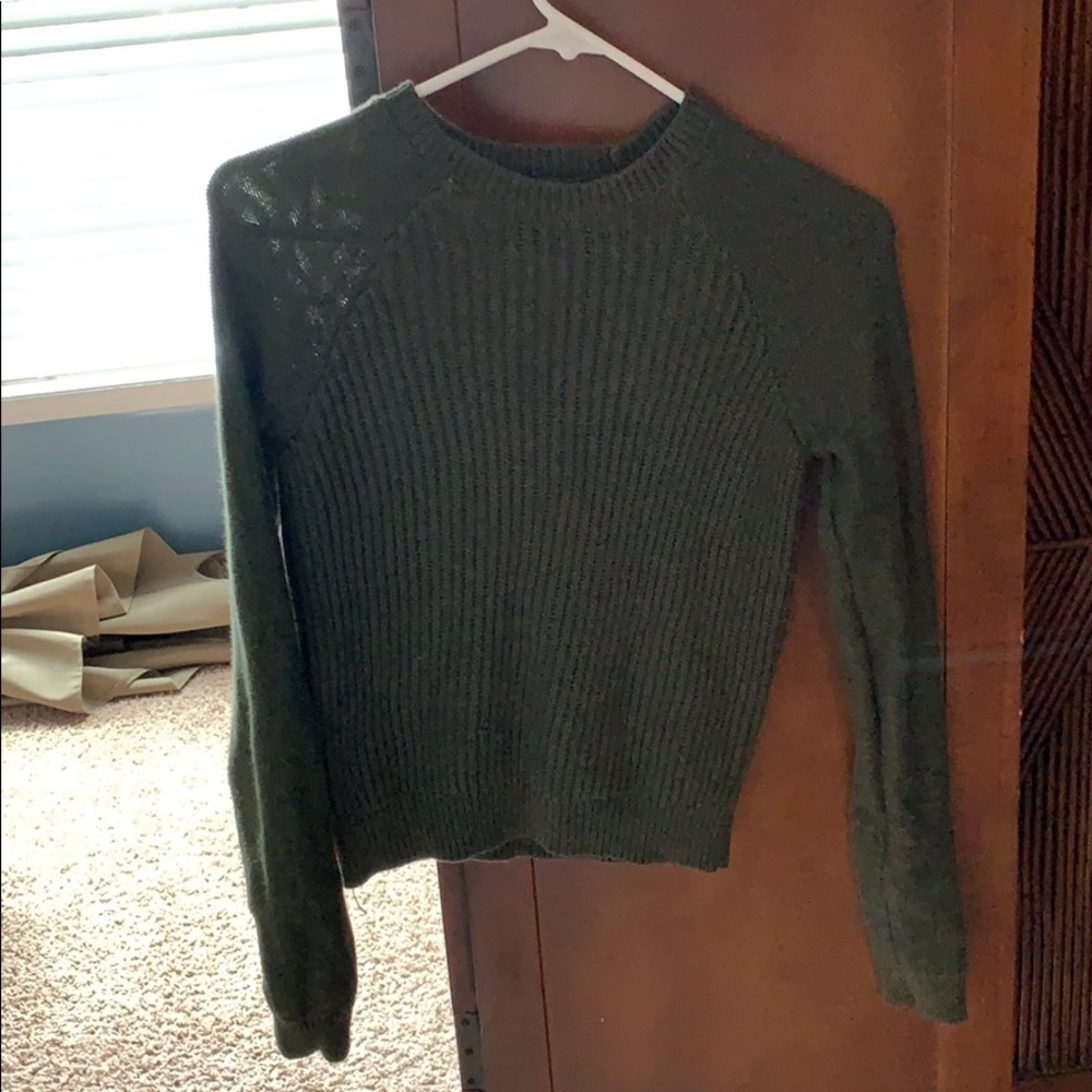 Green Knitted Aeropostale Sweater